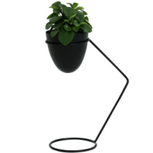Modern creative interior small flower stand wrought iron living room decoration floor flower pot stand
